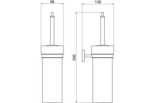 Ёршик Aquatek Бетта AQ4610CR хром