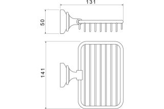 Мыльница Aquatek Классик AQ4533MB черный