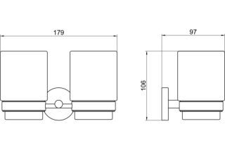 Стакан Aquatek Бетта AQ4617CR хром