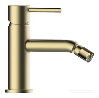 Смеситель для биде Bossini Teo Z00702.043 сатинированное золото