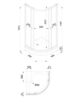 Душевой уголок Triton Вельвет Щ0000064624 80x80 см профиль белый стекло матовое