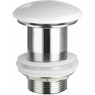 Донный клапан для раковины Ceramica Nova CN2000 без перелива белый