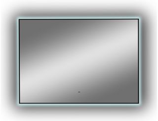 Зеркало с подсветкой Continent Amer ЗЛП1523 с бесконтактным сенсором 100x70см чёрный