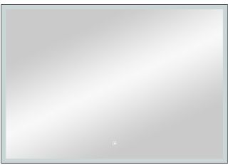 Зеркало с подсветкой Continent Frame Black ЗЛП2305 с сенсорным выключателем 90см чёрный