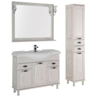 Пенал Aquanet Тесса 185811 35 см жасмин/серебро