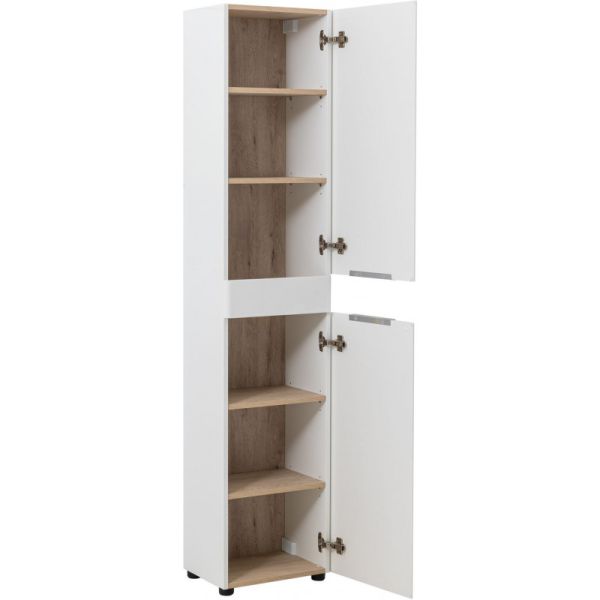 Пенал Aquanet Ирис 342558 40 см белый глянец