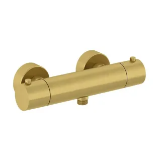 Смеситель для душа Kludi Objekta Therm E 35200N038 с термостатом брашированное золото