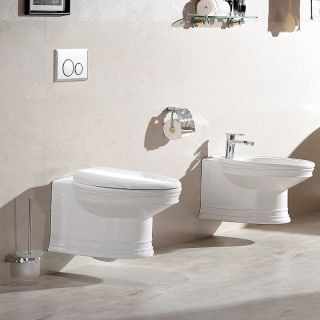 Биде CeramaLux Lux Classic 2031 подвесное белое