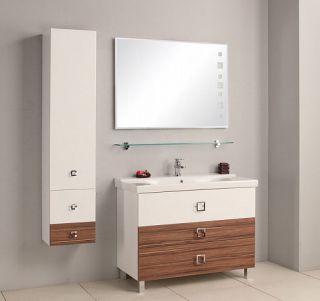 Полка стеклянная Акватон 105см 1A127803XX010