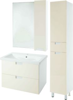 Зеркало-шкаф Bellezza Пегас 60см правый бежевый 00000008038