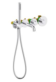 Смеситель встраиваемый для ванны с душем Timo Saona 2324/00YSM с термостатом хром