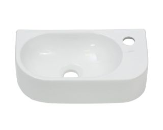 Подвесная раковина Melana 78204L-805 40см левая белый