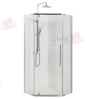 Душевой уголок AvaCan PC 90x90 см хром