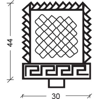 Декоративная ручка для мебели Armadi Art Crystal хром 821-Cr