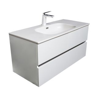 Тумба под раковину Armadi Art Vallessi 100см белый 837-100-W