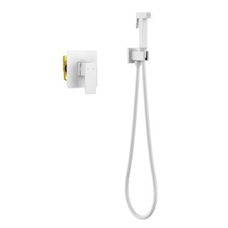 Гигиенический душ со смесителем Timo Selene 2089/16SM белый матовый