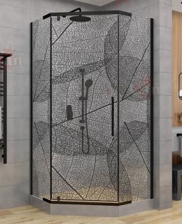 Душевой уголок AvaCan PB 90x90 см чёрный