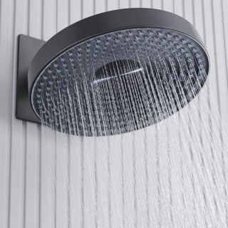 Душевой комплект Black&White Gravity 9025NGM с термостатом оружейная сталь