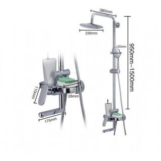 Душевая стойка Gappo G2419 хром