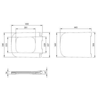 Крышка-сиденье для унитаза Allen Brau Infinity 4.21014.AN антрацит