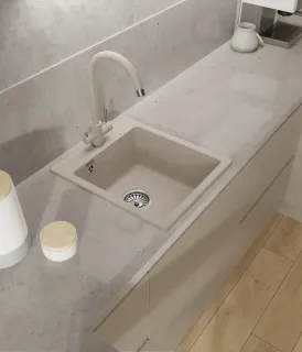 Мойка кухонная GranFest URBAN 242 темно-серый