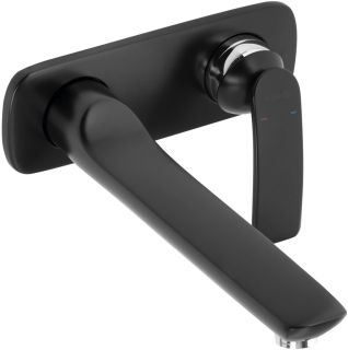 Встраиваемый смеситель для раковины Kludi Balance чёрный /хром 522478775