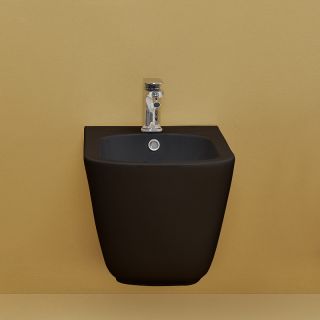 Биде подвесное Kerasan Tribeca 512531 Черное матовое