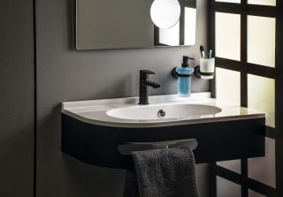 Стакан Sapho X-Round чёрный XB900