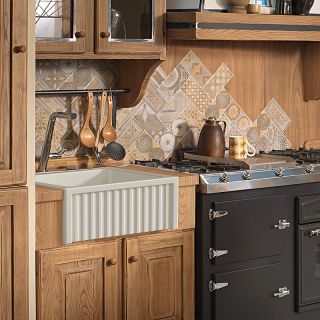 Кухонная мойка Kerasan Hannah Hampshire 60 546001 Белая