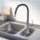 Смеситель для кухни IDDIS Kitchen 360 чёрный/хром K36SBJBi05