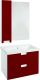 Зеркало-шкаф Bellezza Пегас 50см правый красный 00000011162