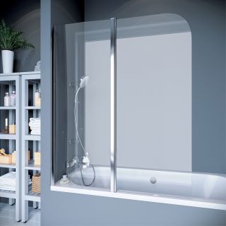 Шторка для ванны Koller Pool Waterfall Line QP95(left) chrome,clear