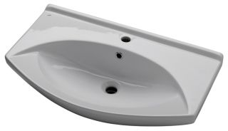 Мебельная раковина Dreja Лагуна 75см белый 00000000962