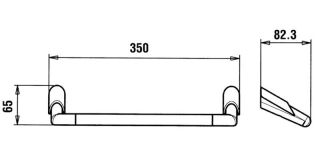 Полотенцедержатель Paini Morgana 73CR001 хром