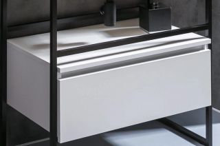 Ящик под консоль Armadi Art Loft 80см белый 894-080-W