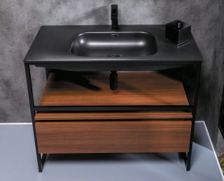 Ящик под консоль Armadi Art Loft 100см тёмное дерево 894-100-D