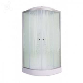 Душевая кабина Deto L 908 с электрикой 80х80х215 см