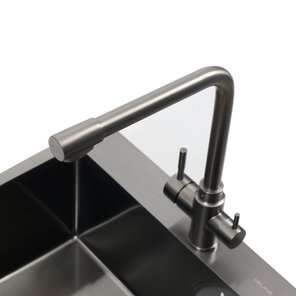 Мойка MLN-D6045HB +3 Melana ProfLine 3,0/220 графит