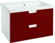Тумба под раковину Bellezza Пегас 100см красный 00000007798