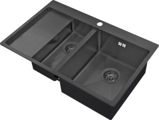 Мойка кухонная Zorg Inox PVD PVD 5178-2-R GRAFIT