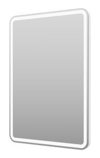 Зеркало с подсветкой Misty 3 Неон 60см с сенсором на корпусе белый