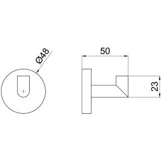 Крючок Allen Brau Priority 6.31001-31 Черный матовый
