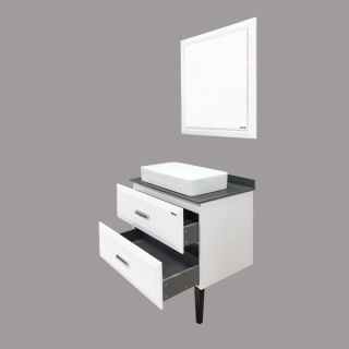 Тумба-умывальник COMFORTY Империя 80 с графитовой столешницей c раковиной Comforty 78189 ,00-00014817