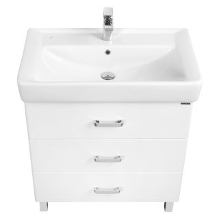 Тумба под раковину Акватон Америна 80см белый 1A169101AM010