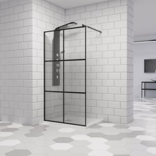 Душевая перегородка RGW Walk In WA-111B 70см чёрный 411011107-84