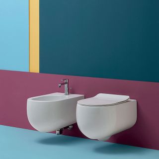 Биде подвесное Kerasan Flo 312330 Белое