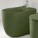 Биде напольное Kerasan Nolita 532011*1 Verde muschio