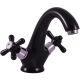 Смеситель для раковины Rav Slezak Morava retro MK128.5CMAT черный