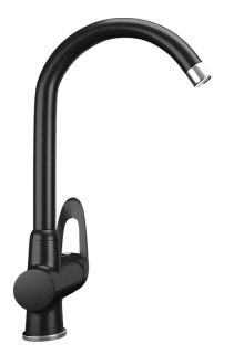 Смеситель для кухни Ulgran Classic U-006-344 ультра-чёрный