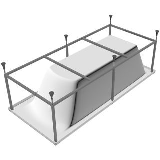 Акриловая ванна Vayer Casoli 180x80 Гл000006808 без гидромассажа